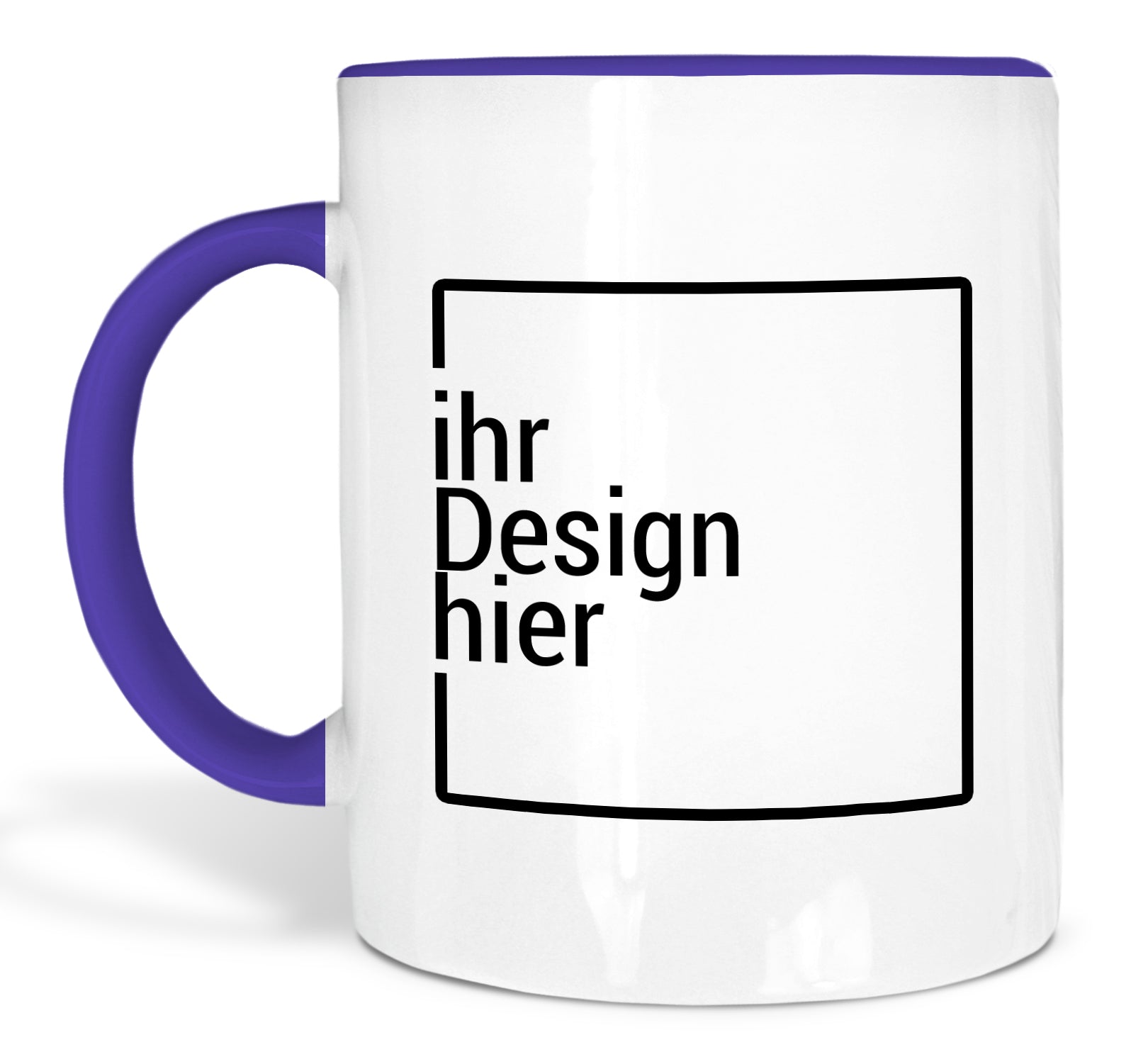Tasse Dunkelblau mit Logo-Druck