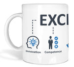 Tasse weiß Eco mit Logo-Druck